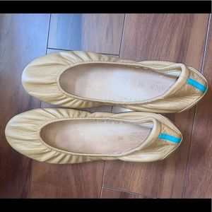 Tieks size 12 camel flats